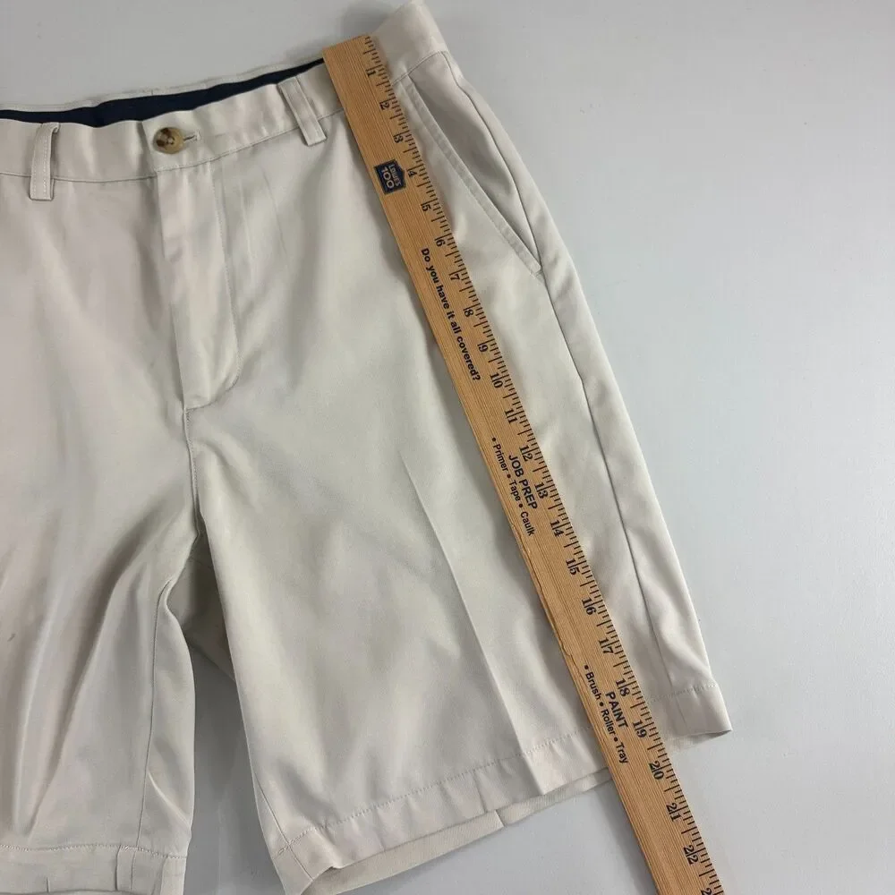 Vineyard Vines Links Shorts Men's 32 Beige Golf Chino Casual Shorts